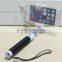 Extendable Cell Mobile Phone Wired Flute Selfie Stick With 3.5MM Cable For iPhone 6 6S Plus