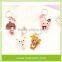 Cute Cartoon Charactor Soft Rubber KeyChain, Silicone Keyring