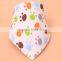 2016 hotsale nice design 100% cotton baby bibs with 37 cute patterns