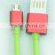 wholesale price colorful micro usb cable for smart phones usb charging cable