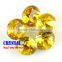 Light topaz 18mm Fancy glass rivoli Crystal stones ,glass stone ,crystal stones without claw or with claw