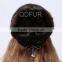 QD80609 Woman Whole Mink Fur Black Brown Hat  China Wholesale