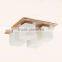 wood modern ceiling light E27 4 pcs light