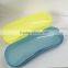 Blue Glossy Surface Plastic Carrying Case for Glasses