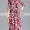 high end maxi summer dress long bohemian hand print dress boho ladies