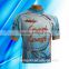 100% Polyester Mans Short Sleeve Cycling Jersey