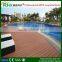 Natural wood composite deck flooring with Solid hard design/wood composite deck with popular design