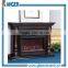 high temperature resistance glass hand forged fireplace screens