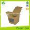 Brown kraft paper cheap candy boxes with window