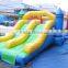 2015 new design inflatable crayon theme bouncer castle with slide