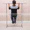 Single pole stainless steel no rust vertical clothes hanger rack