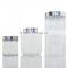 Square shaped candy glass jar 1000ml