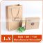 new design fashion recycled brown paper kraft bags with handles