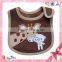 2014 Hot Sale Stylish Soft Customized Best Plain Baby Bibs Organic Cotton