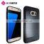 IVYMAX 2016 Hot Selling Brushed Metal Texture Black Hybrid Case Cover For Glaxy S7 G930 G930FD