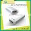 New arrival 5200mAh 18650 power bank lithium recharge battery for mobile phone with convenient LED flash torch