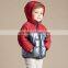 DB2947 dave bella 2015 winter infant coat baby boy padded jacket boys outwear boys grid coat boys fashion jacket