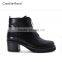 carolie rossi zipper rubber boots half army dms boots