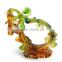 flower world desktop ornaments liuli colored glaze products birthday gifts