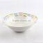 Daily used ceramic porcelain salad bowl with GGK / ceramic soup bowl with golden line