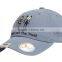 100% cotton golf cap with metal logo