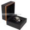 Luxurious Wooden Watch box/Black paper watch box for single watch