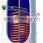 compact pressurized solar water heater with heat pipe series