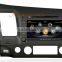 Autostereo Car Audio Car DVD Player for Civic Car Radio with MP3 Player Bluetooth iPod Touch Screen SD USB Dual Zone