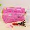 Fashion women transparent clear cosmetic pvc bag