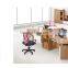 I shape Knock down with drawers office furniture made in china workstation cluster