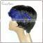 wholesale cheap synthetic wig blue ombre hair wig