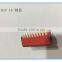 Red plastic DIP mini electric slide switch