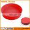 Food Grade Non-stick Silicone Pizza Pan Round Shaped