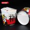 Disposable paper noodle box/lunch box with round base