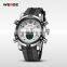 Weide mens watches top brand quartz stainless steel back watch casual fashion quartz mens watch