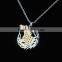 chinese gold zodiac horse pendant