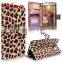 Leopard Flip Protective Case for Samsung G9350 Stand Cover for Samsung Galaxy s7 Edge Case