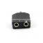 DC3.5 1 male to 2 female audio adapter