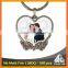 Free mould fee antique gold heart-shaped souvenir gifts keychain keyring