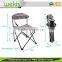 Fashionable outdoor portable kids folding fishing chair with rod holder