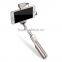 Professional led flash light mobile phone extension selfie stick with light