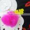 Factory design acrylic & plush key holder for gift