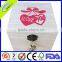 unfinished wooden music box with customized logo