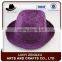 Professional factory hand crocheted fedora hats