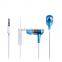 Nice bass stereo mobile phone metal earphone with microphone