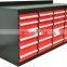 China factory iso durable 72 inch iron material drawer cabinet sets for workshop and garage