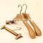 New Design Thick Plastic Hanger for Coats and Suit,Imitation Wood Color