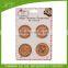 self adhesive silkscree printing cork stickers for mirron decal