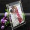 Clear 4x6 magneti acrylic girls sex picture photo frame with desktop