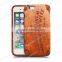 Universal Charming Engraving Durable Wood Phone Case for Iphone 6 in Two Parts
